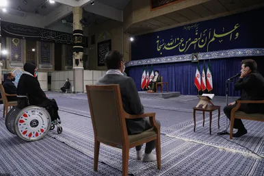 دیدار قهرمانان المپیک و پارالمپیک ایران در بازی‌های ۲۰۲۰ توکیو با رهبر معظم انقلاب