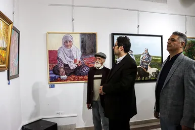 افتتاح نمایشگاه آثار هنرهای تجسمی « ساران»