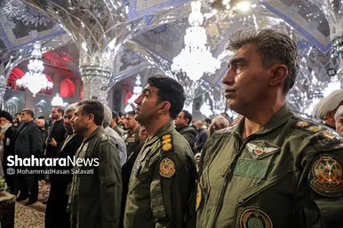 مراسم بزرگداشت شهدای خدمت در حرم مطهر رضوی