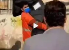 گیرکردن و مرگ سارق در کانال کولر یک مغازه + فیلم