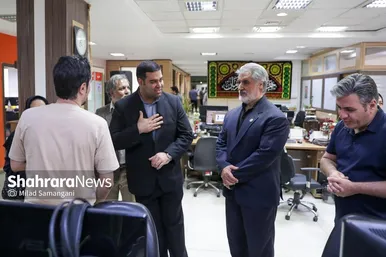 گزارش تصویری | بازدید مدیران استانی و شهری از روزنامه شهرآرا به مناسبت روز خبرنگار