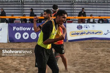 گزارش تصویری | لیگ برتر والیبال ساحلی در مشهد