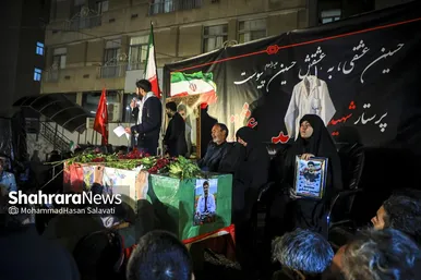 گزارش تصویری | وداع با پیکر مطهر پرستار شهید «حسین عشقی» در مشهد