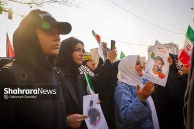 گزارش تصویری | مراسم تشییع پیکر مطهر شهید مدافع امنیت «مهدی ظریف» در مشهد ۳