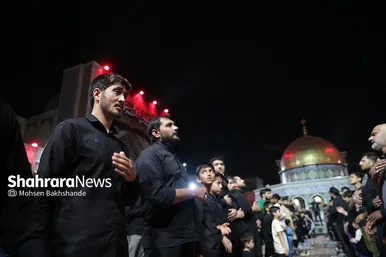 گزارش تصویری | «حسینیه حرم» میزبان عزاداران هندوستانی و پاکستانی