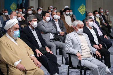 دیدار مداحان اهل‌بیت (علیهم السلام) با رهبر معظم انقلاب