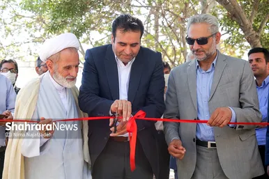 مراسم بهره‌برداری از پارک خطی و دو پل روگذر سواره کال تنباکوچی