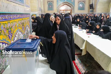 عکس‌هایی از انتخابات ریاست جمهوری در مشهد- ۳ (۸ تیرماه ۱۴۰۳)