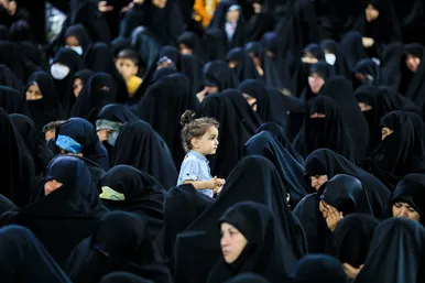 مراسم چله دعای عهد در جوار مزار شهدای گمنام