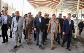 بازدید وزیر کشور عراق از مرز خسروی