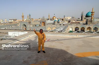 تصاویر هوایی از شهر مشهد و حرم مطهر رضوی