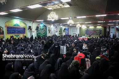 تشییع پیکر بانوی شهیده فاطمه دهقان از شهدای حادثه تروریستی کرمان