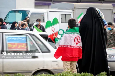 راهپیمایی خودرویی ۲۲ بهمن در مشهد - ۲