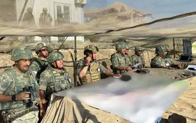 رزمایش زمینی جمهوری آذربایجان با استفاده از پهپاد&zwnj;ها و جنگ الکترونیک