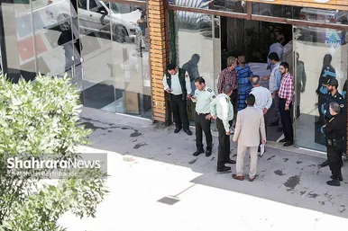 گزارش تصویری | بازسازی صحنه قتل در خیابان توس ۳۳ مشهد
