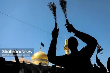 عزاداری روز شهادت امام رضا (ع) در حرم مطهر رضوی
