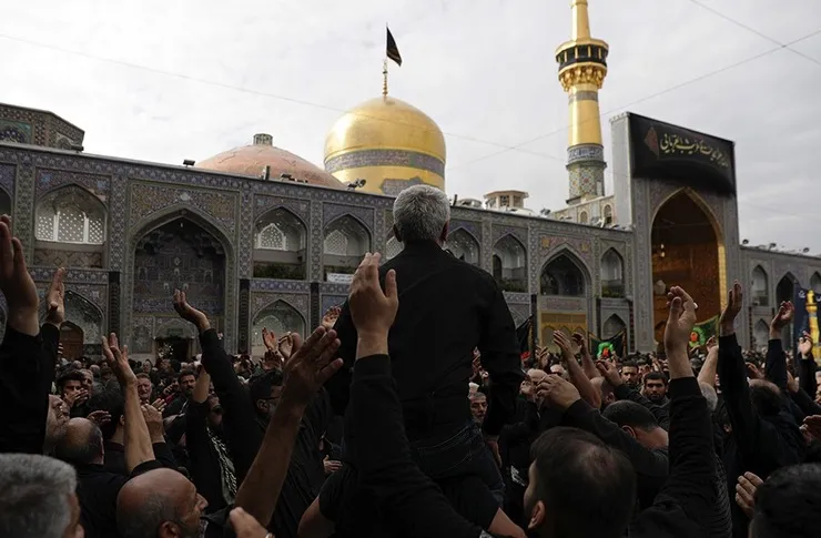 مراسم عزادای رحلت پیامبر (ص) و امام حسن (ع) در مشهد
