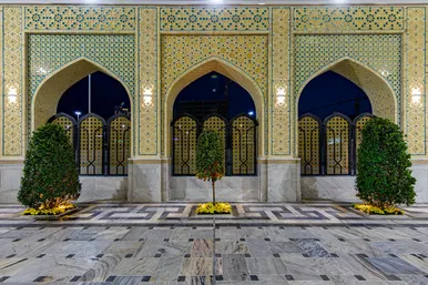 عکس‌هایی از میدان قبله حرم مطهر رضوی