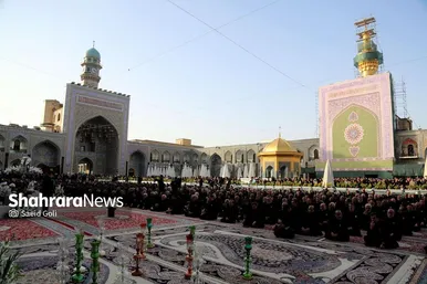 گزارش تصویری| آیین اذن عزای محرم در حرم مطهر رضوی (پنجشنبه ۵ تیر ۱۴۰۴)