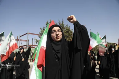 گزارش تصویری | تجمع دانشجویان انقلابی در مشهد