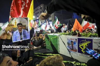 گزارش تصویری | وداع با پیکر مطهر پرستار شهید «حسین عشقی» در مشهد