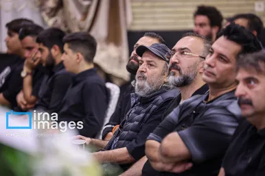 عکس‌هایی از مراسم ترحیم شهید «علیرضا تنابنده» برادرزاده محسن تنابنده