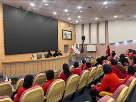 برگزاری کلاس آموزشی تغییرات قوانین داوری فوتبال در اردوی آماده&zwnj;سازی تیم ملی فوتبال جوانان بانوان