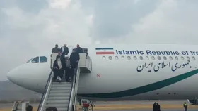 رئیس جمهور وارد سنندج شد&nbsp;