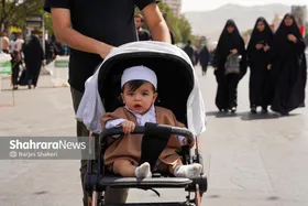 رشد بیش از ۴۰ درصدی زائران پیاده امام رضا (ع) نسبت به سال ۱۴۰۳ | مسن&zwnj;ترین و کوچک&zwnj;ترین زائر