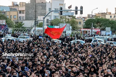 آیین خیمه سوزان عصر عاشورا در مشهد