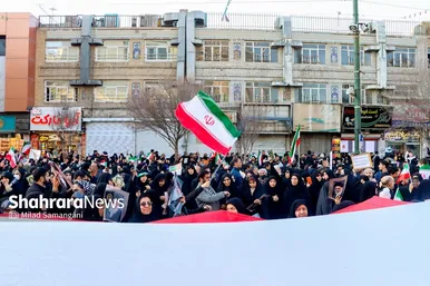 گزارش تصویری | مراسم تشییع پیکر شهدای مدافع امنیت در مشهد (۲۲ دی ۱۴۰۴) - ۱