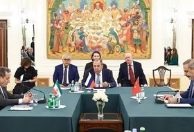 نشست سه&zwnj;جانبه وزرای خارجه ایران، روسیه و ترکیه برگزار شد