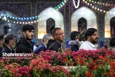 بازگشایی صحن انقلاب حرم مطهر رضوی در آستانه نیمه شعبان