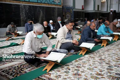 ترتیل خوانی قرآن کریم در مسجد گوهرشاد حرم مطهر رضوی