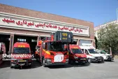 آماده‌باش ۱۰۰ درصدی سازمان آتش‌نشانی مشهد در ایام مراسم وداع باپیکر رهبر شهید| استقرار ۵ ایستگاه سیار آتش‌نشانی از شهر‌های مجاور در ۱۰ کیلومتری ورودی‌های شهر