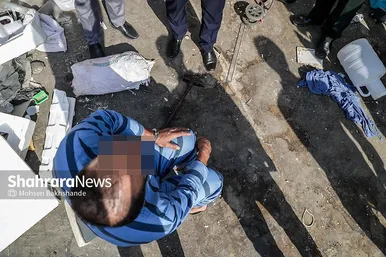 گزارش تصویری | بازسازی قتل مرد جوان به دست برادر همسرش در حوالی پایانه مسافربری مشهد
