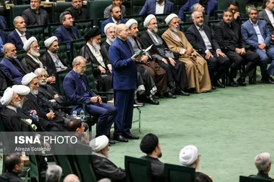 عکس‌هایی از آغاز مجلس دوازدهم توسط هیئت رئیسه سنی