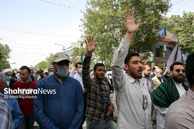 تشییع پیکر شهید حجت الاسلام محمد اصلانی در مشهد