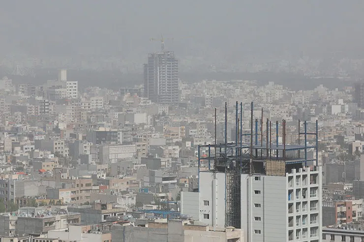 توده گردوخاک امروز از مشهد می‌رود