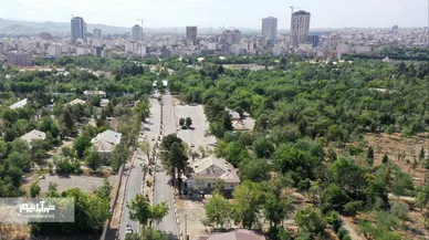 تصاویر هوایی از بازگشایی معابر پادگان لشکر ۷۷ ارتش در مشهد