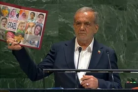 فیلم کامل سخنرانی مسعود پزشکیان رئیس&zwnj;جمهور کشورمان در مجمع عمومی سازمان ملل متحد (۲ مهر ۱۴۰۴)