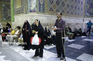 گزارش تصویری | حال و هوای حرم مطهر رضوی در شب های دهه کرامت