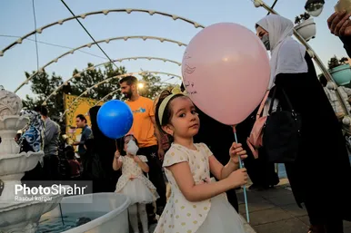 حال و هوای شهر مشهد در شب عید غدیر خم