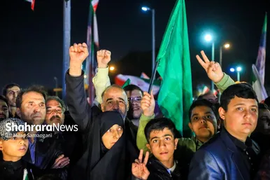 مراسم رونمایی از بزرگترین المان هنری شهری مشهد با عنوان «وطن»