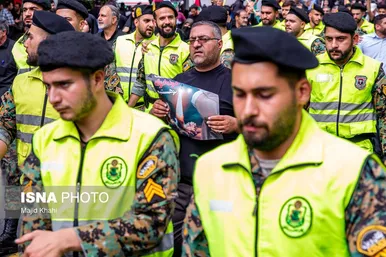 عکس‌هایی از مراسم تشییع پیکر شهید اسماعیل هنیه در تهران - ۱