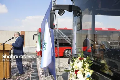 آیین بهره‌برداری از پایانه اتوبوس‌رانی شهید مفتح مشهد