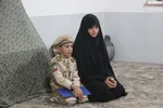 فرزند «شهید دارایی» مرزیار افتخاری شد