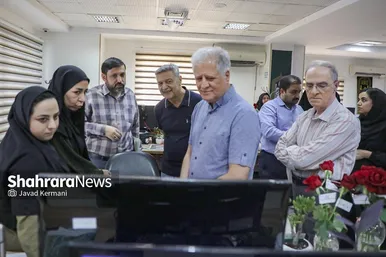 بازدید جمعی از مسئولین شهری و استانی مشهدمقدس از موسسه فرهنگی شهرآرا (۳) (۱۶ مرداد ۱۴۰۳)