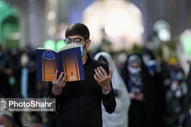 مراسم احیاء شب ۱۹ ماه مبارک رمضان در حرم مطهر رضوی