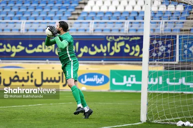 بازی دو تیم نساجی مازندران و سپاهان اصفهان در لیگ برتر